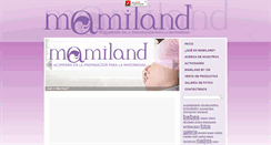 Desktop Screenshot of mamiland.com.ar