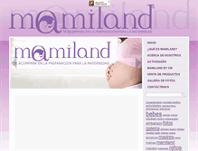 Tablet Screenshot of mamiland.com.ar